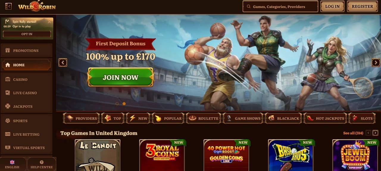 Wild Robin Casino Review 2026 — Bonus, Slots & Sports Betting